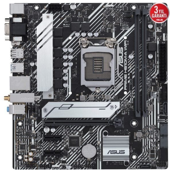 ASUS PRIME H510M-A 3200MHz DDR4 Soket 1200 M.2 WIFI mATX Anakart