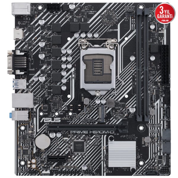 ASUS PRIME H510M-D 3200MHz(OC) DDR4 Soket Intel 1200 M.2 mATX Anakart