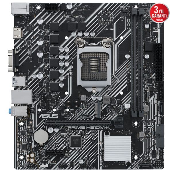 Asus Prime H510m K 3200mhzoc Ddr4 Soket 1200 M 2 Hdmi Vga Matx Anakart Y1