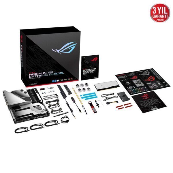 ASUS ROG MAXIMUS XIII EXTREME GLACIAL Z590 5333MHz(OC) DDR4 Soket1200 M.2 Wi-Fi HDMI EATX Anakart