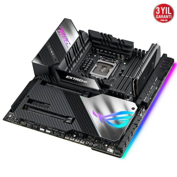 ASUS ROG MAXIMUS XIII EXTREME GLACIAL Z590 5333MHz(OC) DDR4 Soket1200 M.2 Wi-Fi HDMI EATX Anakart