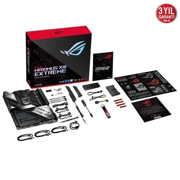 ASUS ROG MAXIMUS XIII EXTREME GLACIAL Z590 5333MHz(OC) DDR4 Soket1200 M.2 Wi-Fi HDMI EATX Anakart