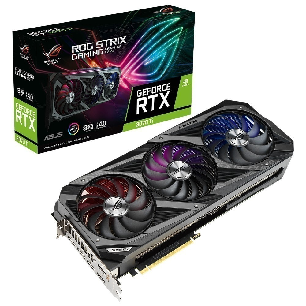 Asus Rog Strix Geforce Rtx 3070 Ti Gaming 8gb Gddr6x 256 Bit Ekran Karti