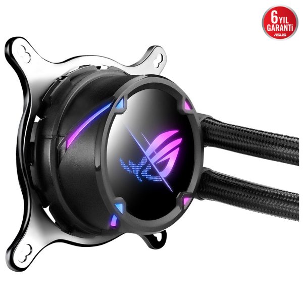 Asus Rog Strix Lc Ii 360 V3 Argb 360mm Islemci Sivi Sogutucu 1