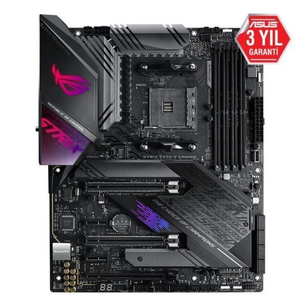 ASUS ROG STRIX X570-E GAMING 4400MHz(OC) DDR4 Soket AM4 RGB WiFi M.2 PCIe 4.0 HDMI DP ATX Anakart