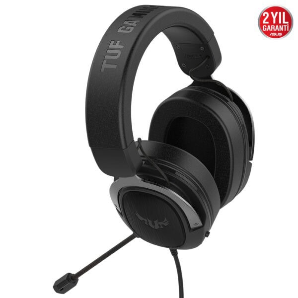 ASUS TUF Gaming H3 Gun Metal 7.1 Surround Oyuncu Kulaklık (90YH028G-B1UA00)