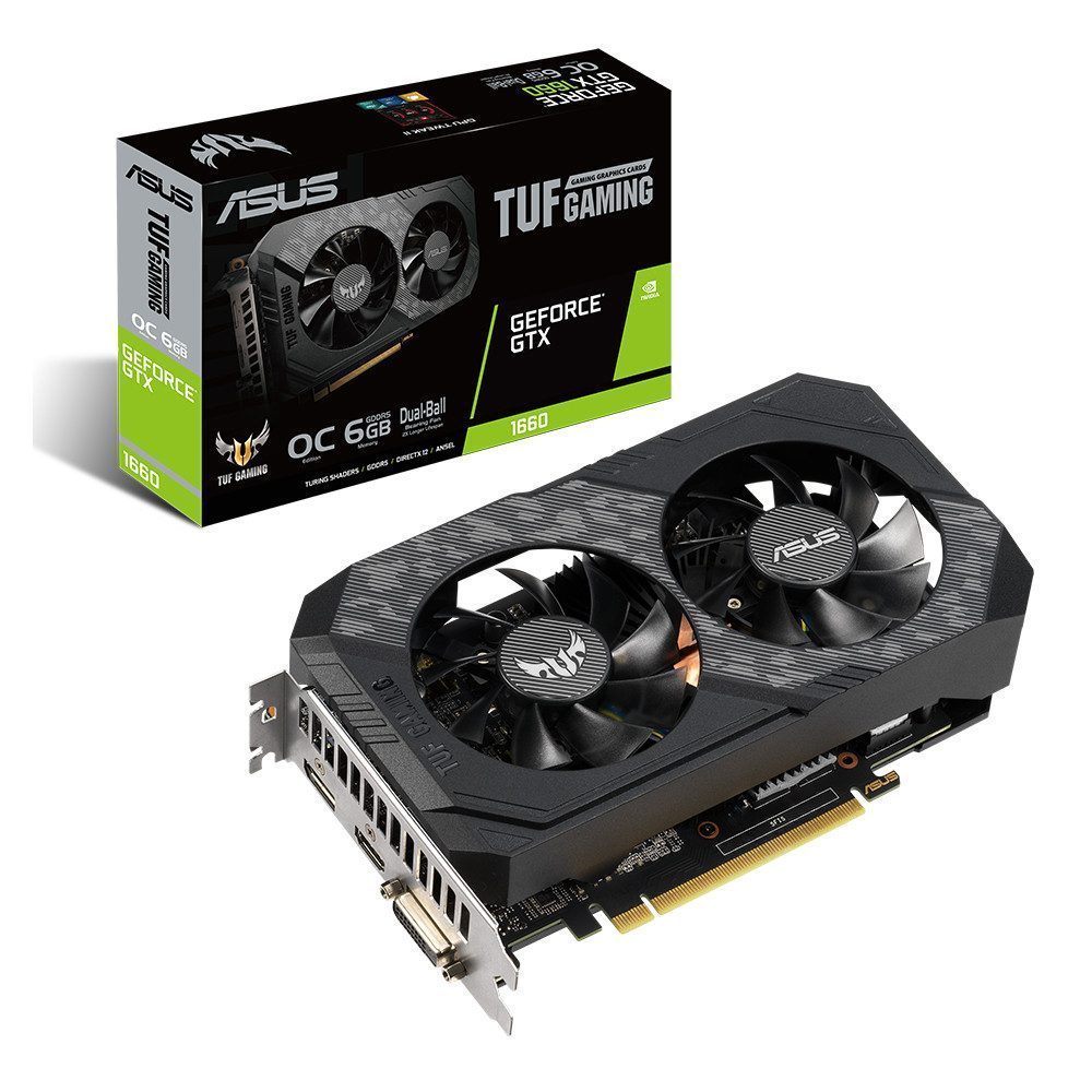 ASUS TUF GeForce GTX 1660 OC 6G GDDR5 192 Bit Ekran Kartı