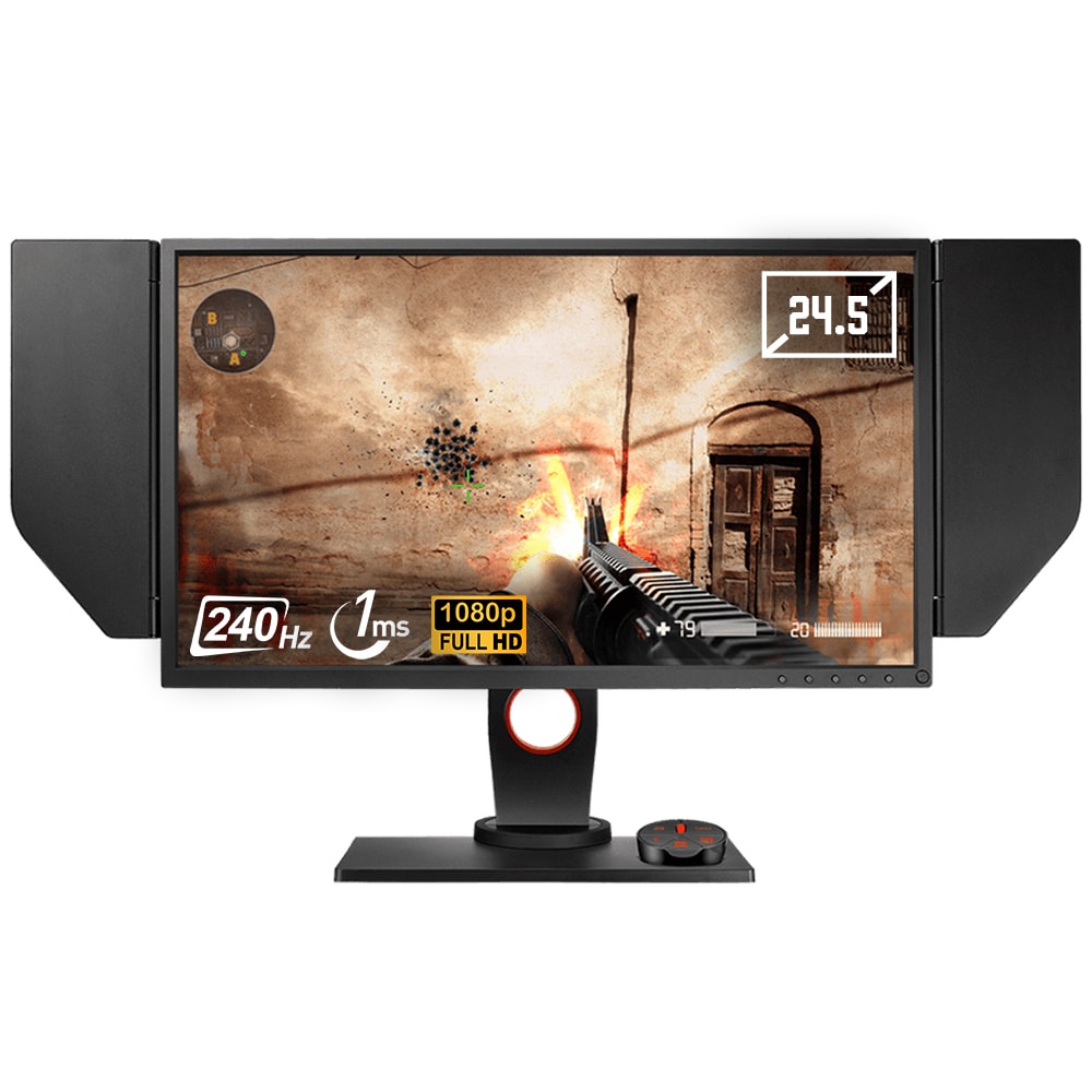 Benq Zowie Xl2546k 24 5 Inc 240hz 05ms Tn Freesync Premium Dyac S Switch Pivot Gaming Monitor