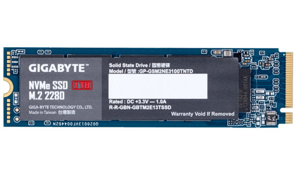 GIGABYTE 1TB GP-GSM2NE3100TNTD NVMe M.2 SSD (2500MB Okuma / 2100MB Yazma )