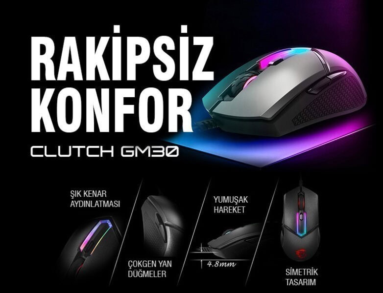 MSI Clutch GM30 Rgb Gaming Mouse