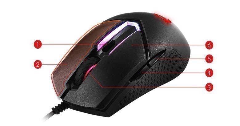 MSI Clutch GM30 Rgb Gaming Mouse
