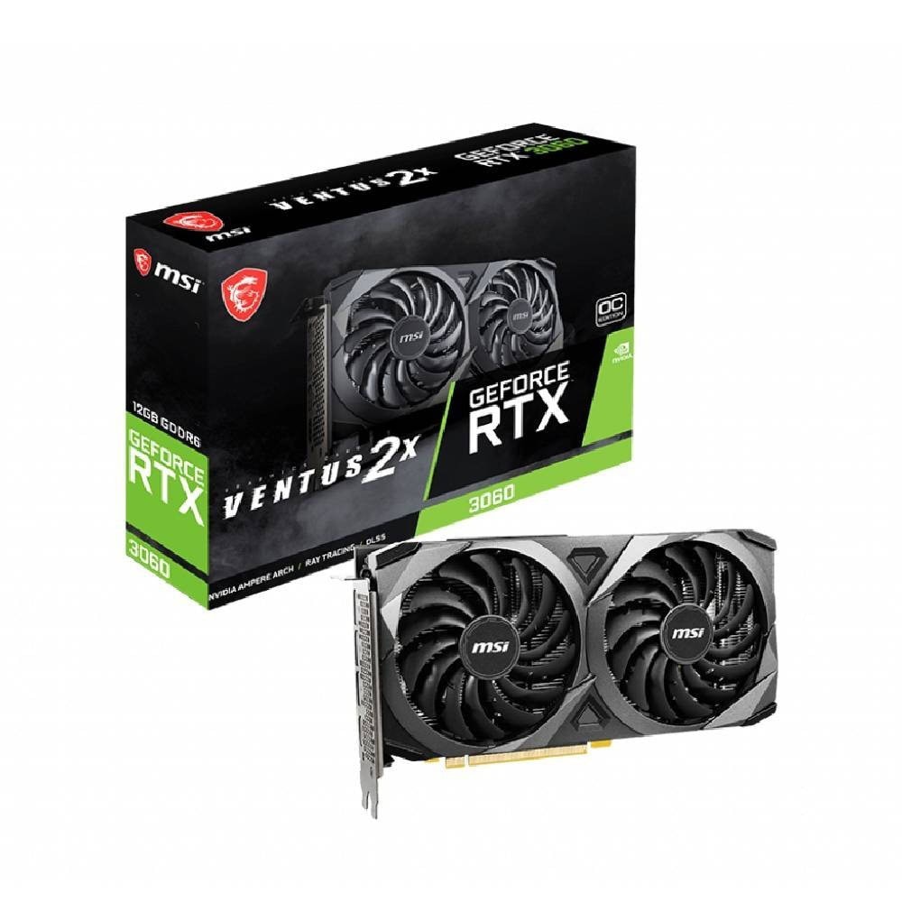 Msi Geforce Rtx 3060 Ventus 2x Oc 12gb Gddr6 192 Bit Ekran Karti