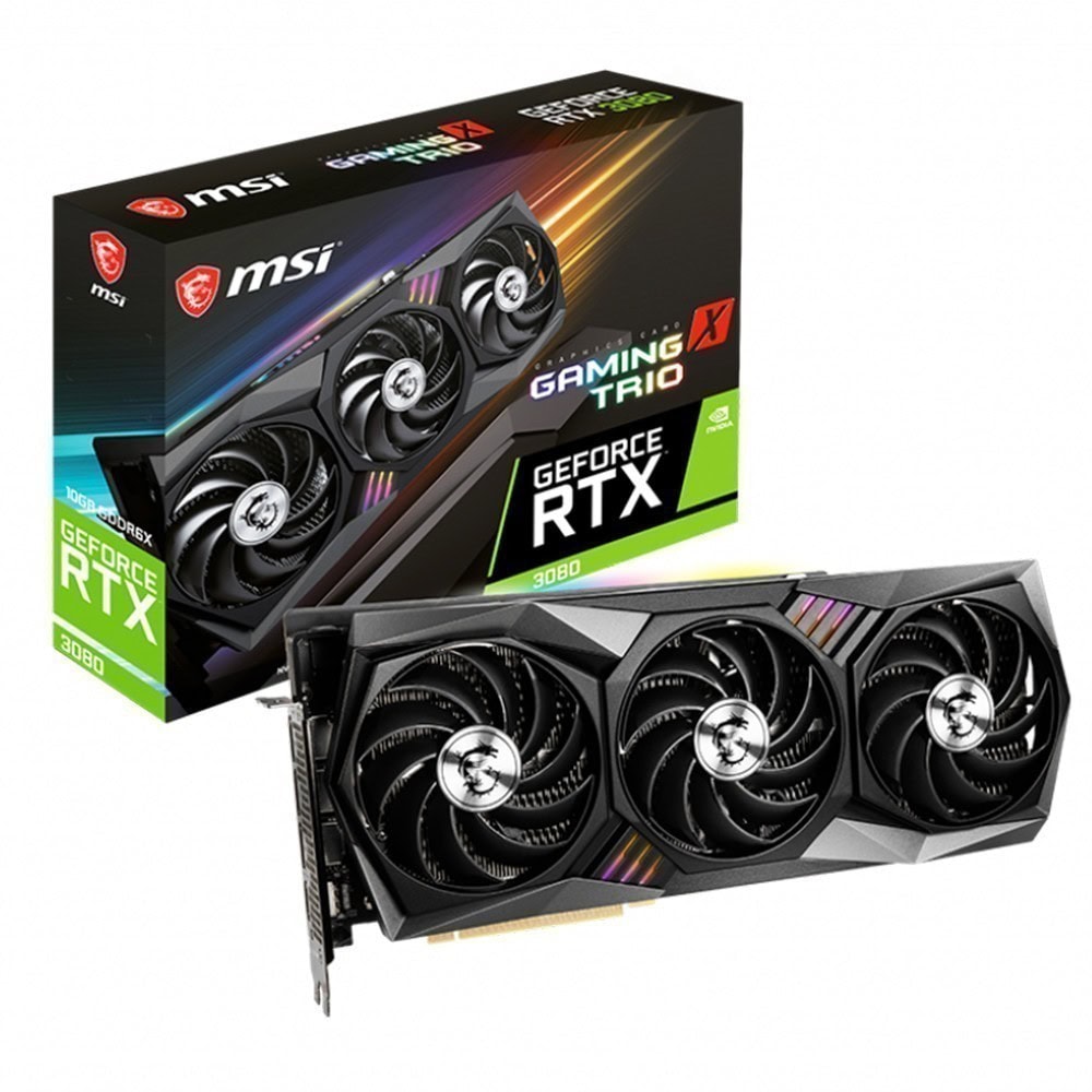 Msi Geforce Rtx 3080 Gaming X Trio 10gb Gddr6x 320 Bit Ekran Karti