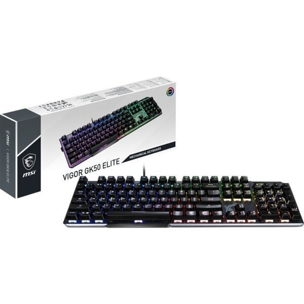 Msi Vigor Gk50 Elite Kailh Box White Switch Rgb Turkce Mekanik Gaming Klavye 5