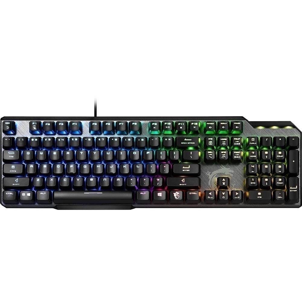 Msi Vigor Gk50 Elite Kailh Box White Switch Rgb Turkce Mekanik Gaming Klavye
