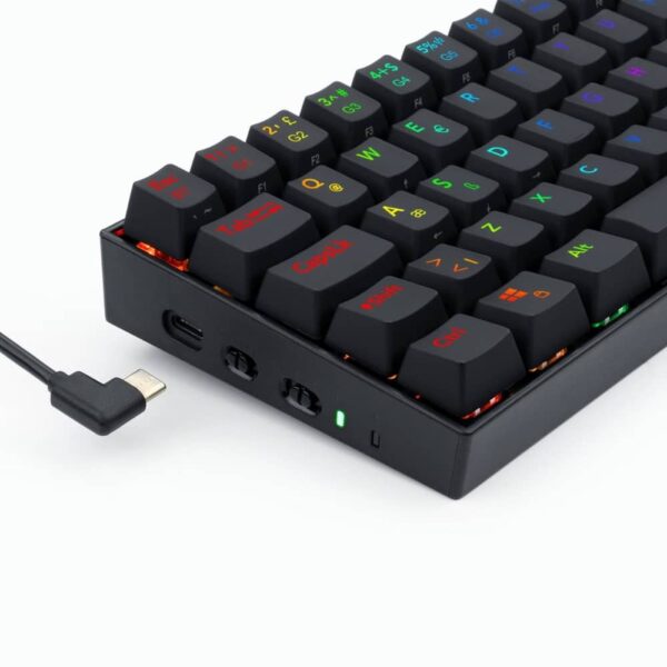 Redragon K530 Draconic Red Switch Kablosuz Mekanik Rgb Turkce Gaming Klavye 3