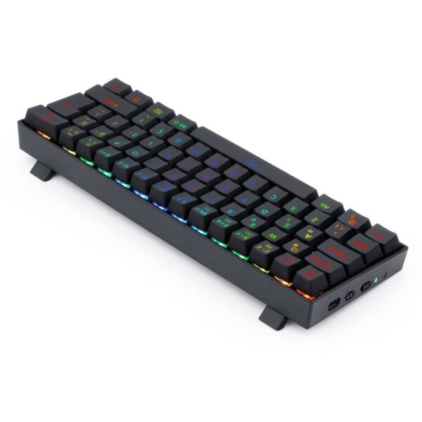 Redragon K530 Draconic Red Switch Kablosuz Mekanik Rgb Turkce Gaming Klavye 5