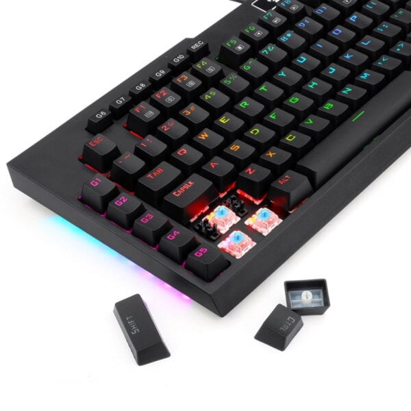 Redragon K586 Brahma Pro Blue Switch Mekanik Turkce Q Gaming Klavye 3