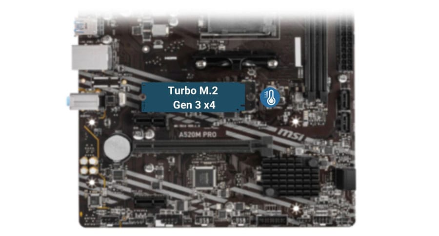 MSI A520M PRO Anakart a3