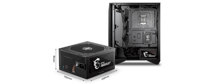 MSI MPG A650GF PSU a7