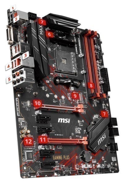 MSI B450 GAMING PLUS MAX Anakart a1