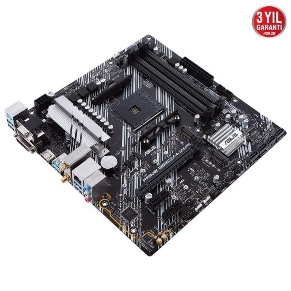 Asus Prime B550m A Wi Fi 4600mhzoc Ddr4 Soket Am4 M 2 Hdmi Vga Dvi Matx Anakart 2
