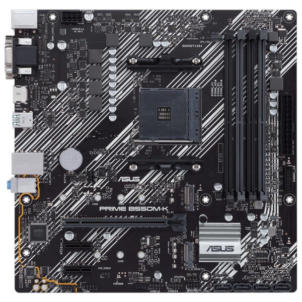Asus Prime B550m K 4600mhzoc Ddr4 Soket Am4 M 2 Hdmi Vga Dvi Matx Anakart 1