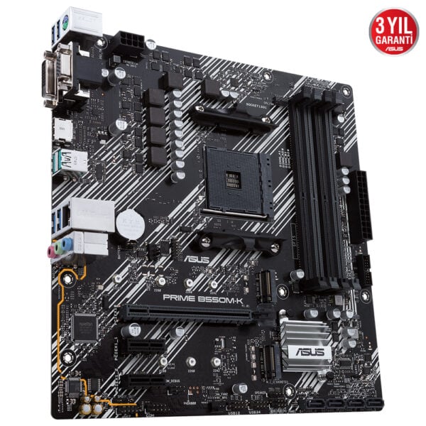 Asus Prime B550m K 4600mhzoc Ddr4 Soket Am4 M 2 Hdmi Vga Dvi Matx Anakart 3
