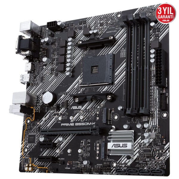 Asus Prime B550m K 4600mhzoc Ddr4 Soket Am4 M 2 Hdmi Vga Dvi Matx Anakart 4