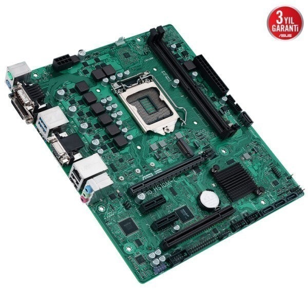 Asus Pro H510m C Csm 2933mhz Ddr4 Soket 1200 M 2 Hdmi Displayport Dvi D Vga Matx Anakart 3