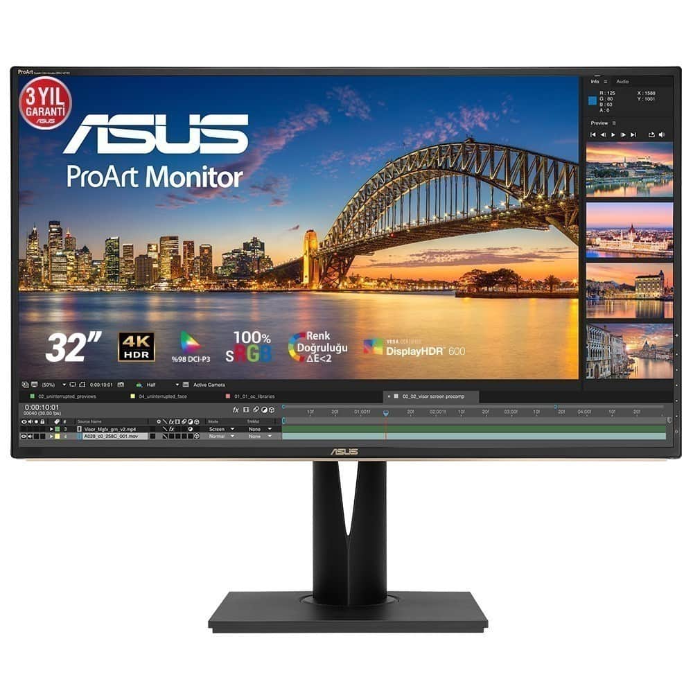 Asus Proart 32 Pa329c 5ms 60hz Ultra Hd Hdr Ips Monitor