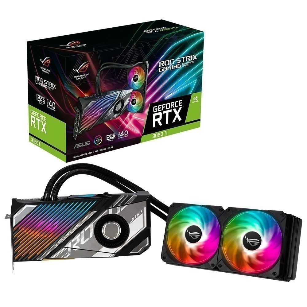 Asus Rog Strix Lc Geforce Rtx 3080 Ti Gaming 12gb Gddr6x Dx12 384 Bit Ekran Karti