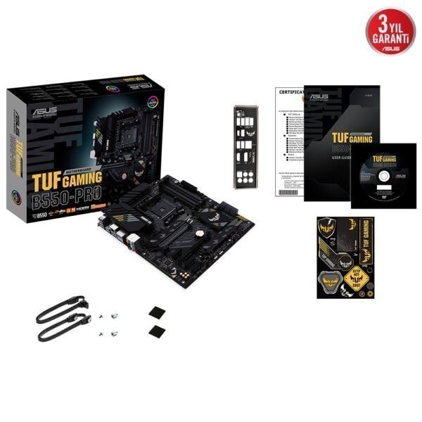 Asus Tuf Gaming B550 Pro 4600mhz Oc Ddr4 Soket Am4 M 2 Atx Anakart 6