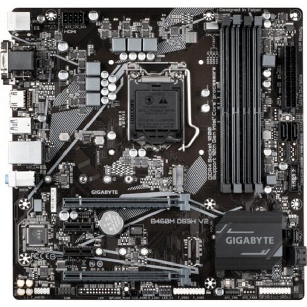 Gigabyte B460m Ds3h V2 2933mhz Ddr4 Soket 1200 M 2 Matx Anakart 1