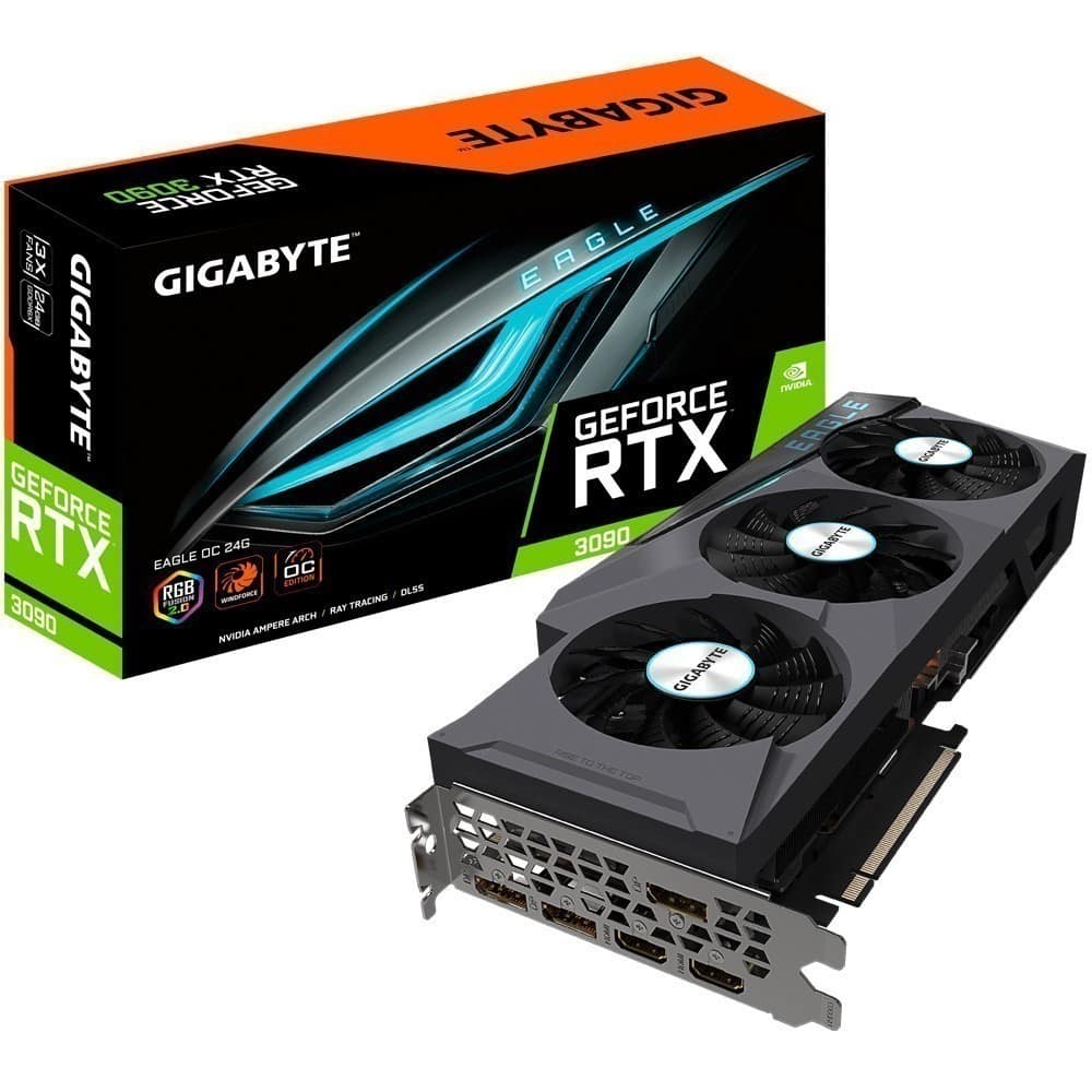 Gigabyte Geforce Rtx 3090 Eagle Oc 24gb Gddr6x 384 Bit Ekran Karti