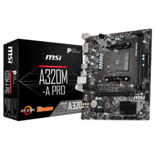 Msi A320m A Pro 3200mhzoc Ddr4 Soket Am4 Matx Anakart