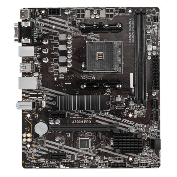 Msi A520m Pro 4600mhzoc Ddr4 Soket Am4 M 2 Matx Anakart 3