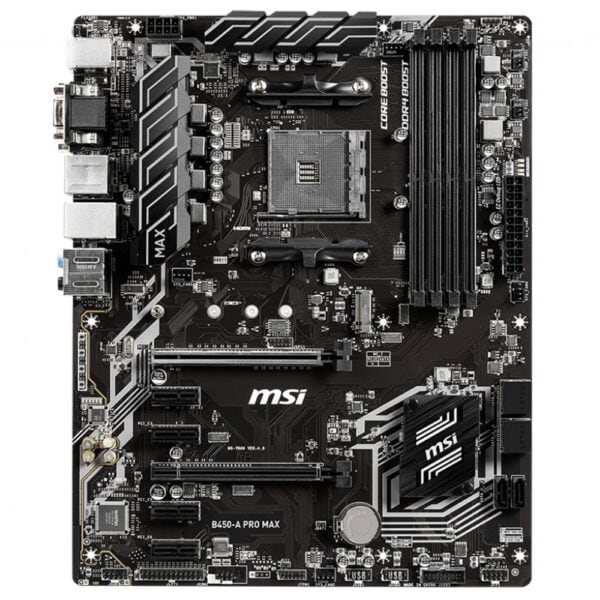Msi B450 A Pro Max 4133mhzoc Ddr4 Soket Am4 M 2 Atx Anakart 2