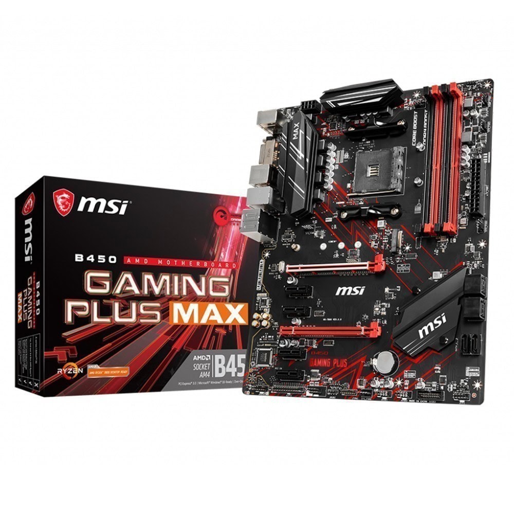 Msi B450 Gaming Plus Max 4133mhzoc Ddr4 Soket Am4 M 2 Atx Anakart