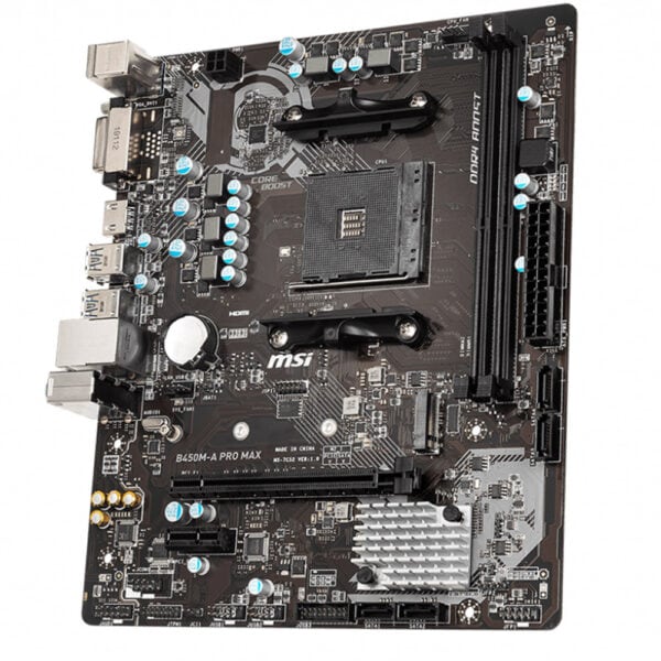 Msi B450m A Pro Max 4133mhzoc Ddr4 Soket Am4 M 2 Matx Anakart 2