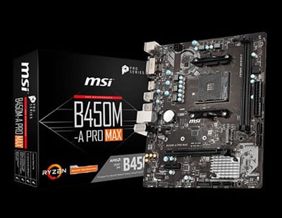 Msi B450m A Pro Max Matx Anakart Yh1