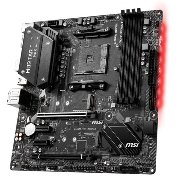 Msi B450m Mortar Max 4133mhzoc Ddr4 Soket Am4 M 2 Matx Anakart 1