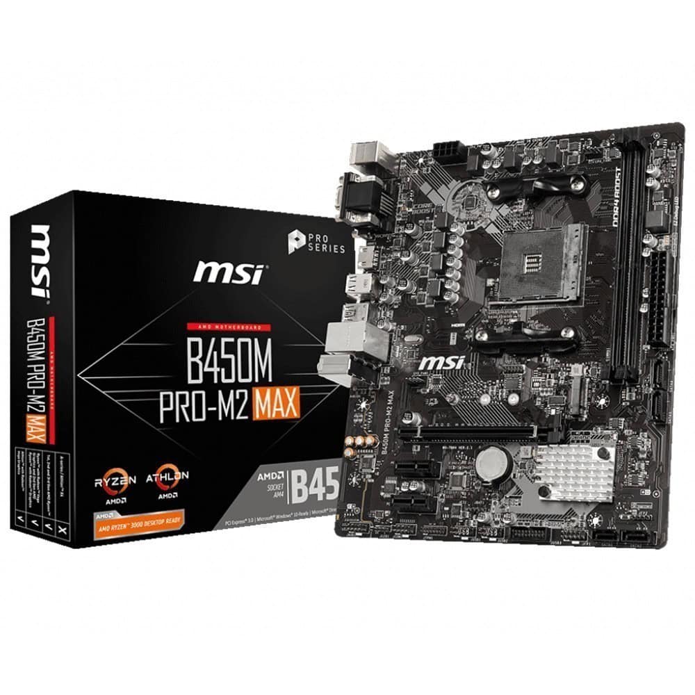 Msi B450m Pro M2 Max 4133mhzoc Ddr4 Soket Am4 M 2 Matx Anakart