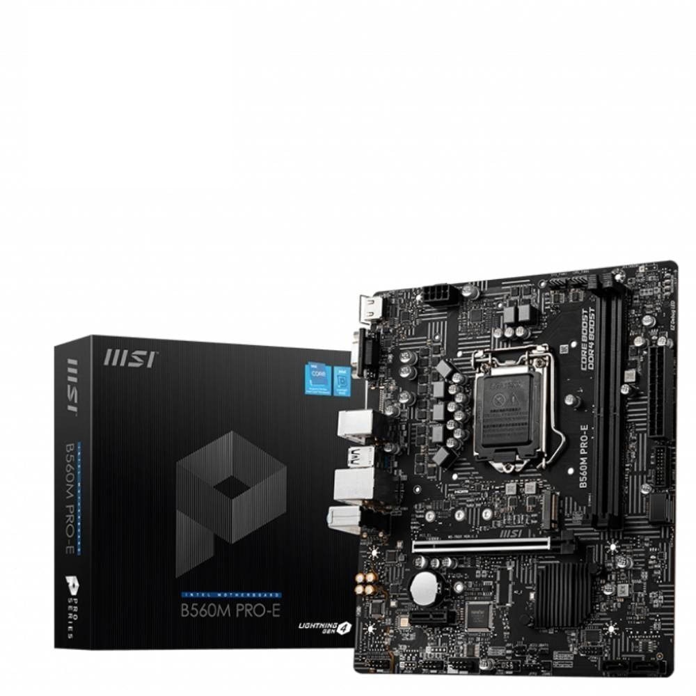Msi B560m Pro E 4800mhzoc Ddr4 Soket 1200 M 2 Matx Anakart