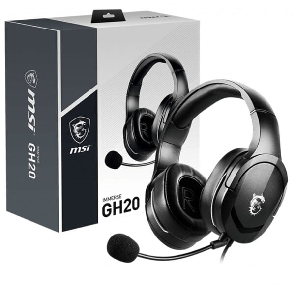 Msi Immerse Gh20 Siyah Stereo Gaming Kulaklik 4