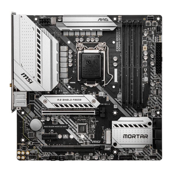 Msi Mag B460m Mortar Wifi 2933mhz Ddr4 Soket 1200 M 2 Matx Anakart 2