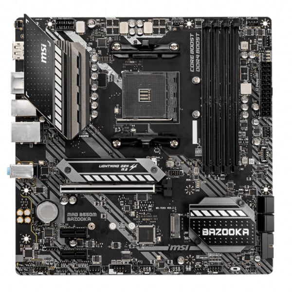 Msi Mag B550m Bazooka 4400mhzoc Ddr4 Soket Am4 M 2 Matx Anakart 2