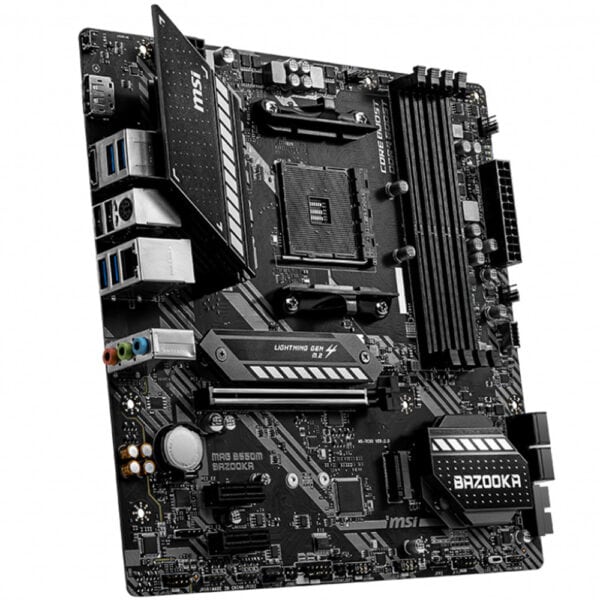 Msi Mag B550m Bazooka 4400mhzoc Ddr4 Soket Am4 M 2 Matx Anakart 3