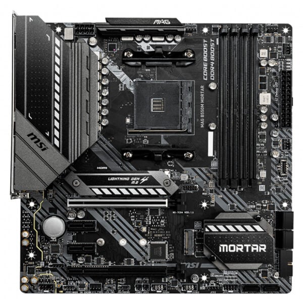 Msi Mag B550m Mortar 4400mhzoc Ddr4 Soket Am4 M 2 Matx Anakart 3