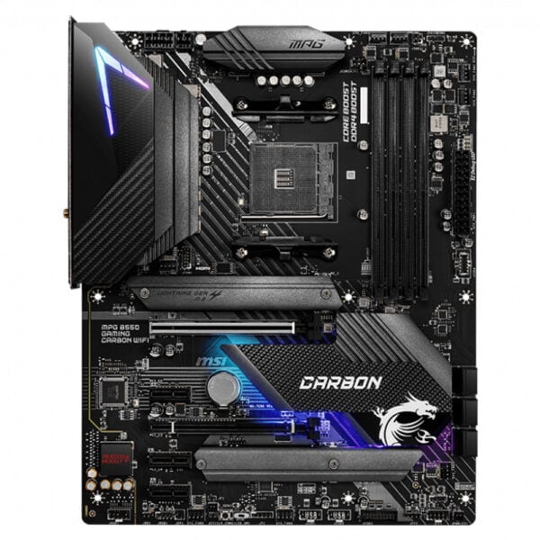Msi Mpg B550 Gaming Carbon Wifi 4866mhzoc Ddr4 Soket Am4 M 2 Atx Anakart 3